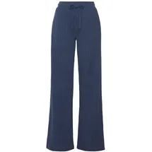 LASCANA Lounge-Hosen Homewearhose Blau/Meliert 48/50