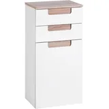 Held Möbel »Siena«, BxHxT: 40 x 79 x 27 cm, - weiss
