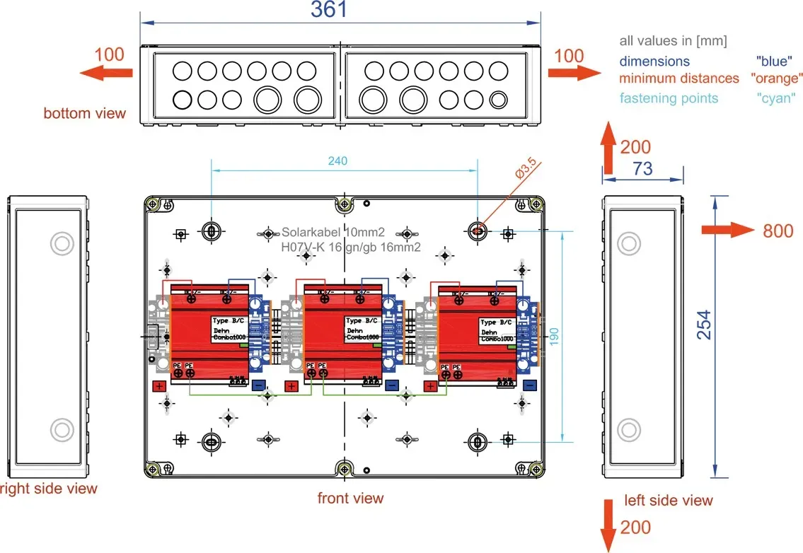 enwitec electronic Generatoranschlusskasten GAKS100032RXBCPC11DE