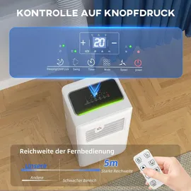 Homcom Mobile Klimaanlage 2,6 kW 9000 BTU mobil