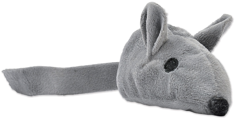 Aumüller Katzenspielzeug Baldi-Maus - 1 Stück (ca. 13 cm)