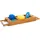 Relaxdays Badewannenablage ausziehbar Holz Braun