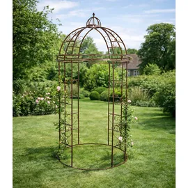 deluke Deko-Pavillon EMMA 1,5 x 1,5 m Rostfarben