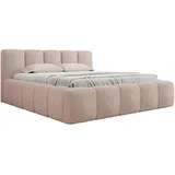 Mirjan24 Polsterbett Beige, Textil, Rechteckig, 140x200 cm, Schlafzimmer, Betten, Polsterbetten