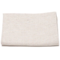 LinenMe Waffelpique Handtuch - Handtücher Natürliche Halbleinen 53% Leinen 47% Baumwolle - Saunakilt Damen und Herren - Badetuch, Duschtuch, Saunatuch - Natur Beige, 100x140 cm