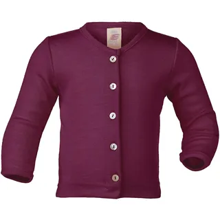 Engel Natur, Baby Strickjacke Cardigan, 70% Wolle 30% Seide (Orchidee, 74-80) - 74-80