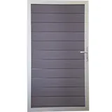 GROJA Steckzaun Solid Tor Universal 100 cm x 180 cm Steingrau