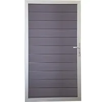 GROJA Steckzaun Solid Tor Universal 100 cm x 180 cm Steingrau