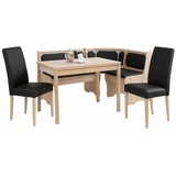 Home Affaire Essgruppe »Spree«, (Set, 5 tlg.), bestehend aus Eckbank, Tisch und 2 Stühlen,