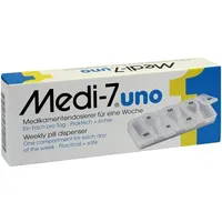 MEDI 7 uno Medikamentendosierer für 7 Tage weiß 1 St