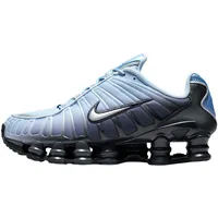 Nike Shox TL Damenschuhe (Anthrazit/Light Armory Blue/Metallic Silver), Anthrazit/Light Armory Blue/Metallic Silver, 45 EU - 45 EU