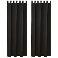 BestLivings 2x Gardinen Ellen mit Schlaufen inkl. Raffhalter &