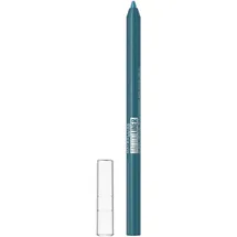 Maybelline New York Wasserfester Eyeliner mit wischfester, farbintensiver Gel-Textur, Tattoo Liner Gel Pencil, Nr. 814 Blue Disco (Blau), 1 Stück