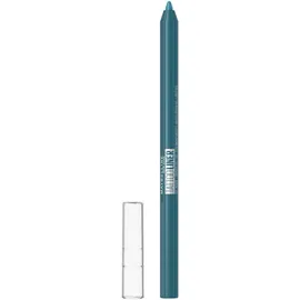 Maybelline New York Wasserfester Eyeliner mit wischfester, farbintensiver Gel-Textur, Tattoo Liner Gel Pencil, Nr. 814 Blue Disco (Blau), 1 Stück