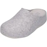 FitFlop Damen Shuv Filz-Clog Holzschuh, Quiet Grey, 37 EU