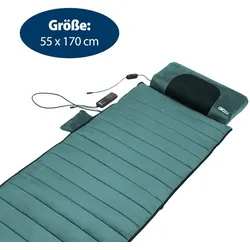 eZwell Massagematte Massageliege 55 x 170 cm – 3-tlg. Infrarot- und Vibrationsmassage