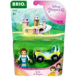 BRIO 63335600 BRIO Disney Princess Belle mit Waggon