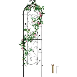 VEVOR Rankhilfe Rankgitter Kletterhilfe Pflanzengitter Spalier Q195 38x152cm
