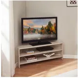 [en.casa] Berg Lowboard 110 x 41,5 x 42 cm Beige Spanplatte