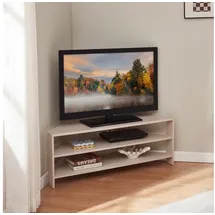 [en.casa] Berg Lowboard 110 x 41,5 x 42 cm Beige Spanplatte