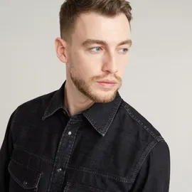 G-Star Dakota Langarmhemd Schwarz M