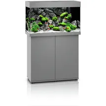 juwel® aquarium Rio 125 Aquariumkombination mit LED-Beleuchtung, Heizer, Filter und Unterschrank grau