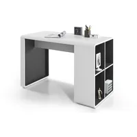 MCA Furniture Schreibtisch Tadeo weiß matt Anthrazit