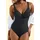 Nuance T-Shirt-Body Damen schwarz+weiß Gr.80 Cup D