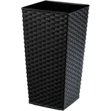 Kadax Rattan 35 x 35 x 68 cm Schwarz