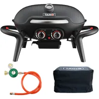 TAINO KENAI Tischgrill Set + Abdeckhaube + Regler