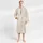 hammetex Herrenbademantel HAMMETEX "hergestellt aus 100% Baumwolle – 380 g/m2 Frottee, mit Taschen" Gr. L, beige, L, Baumwolle, Hausmäntel, saugfähig & Weich