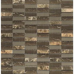 Fineza Magic Mosaik brown 30x30 cm glanz MAGICMOSBR