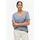 Superdry STUDIOS SLUB EMB VEE TEE Blau L