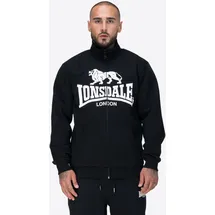 Lonsdale BLENCARN Sweatjacke Herren Schwarz/Weiß S