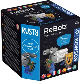 Kosmos 617059 ReBotz - Rusty The Crawling Bot, Mini-Roboter zum Bauen, Spielen und Sammeln für eine Robo-Gang, Roboter-Spielzeug, Experimentier-Set für Kinder ab 8-12 Jahre, Multisprache