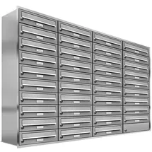 AL Briefkastensysteme 39er Premium Edelstahl silber