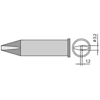 Weller Lötspitze Typ XHT Meißelform, XHT C/3,2 x 1,2