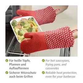 Wenko Topfhandschuhe Silikon rot