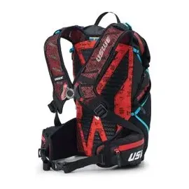 USWE hajker 30 trinkbeutel schwarz rot - 30