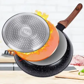 OEM Granitpfannen-Set 4-tlg. 20 cm + 24 cm + 28 cm