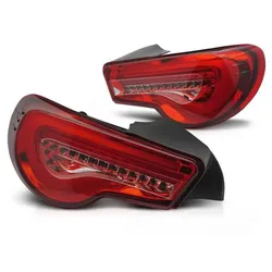 LED Lightbar Rückleuchten für Toyota GT86 Bj. 12-21 Rot dynamischer Blinker