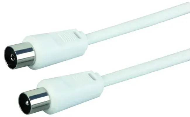 Schwaiger 5.0m IEC - IEC Koaxialkabel 5 m Weiß
