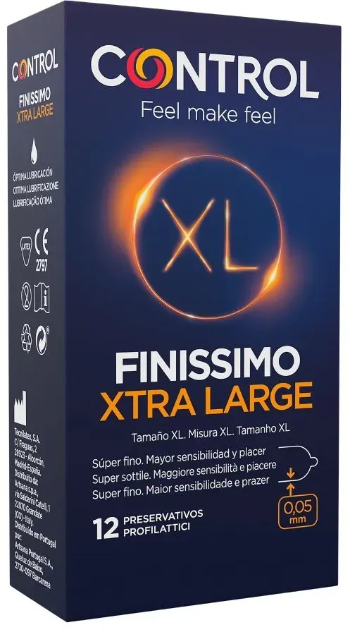CONTROL - FINISSIMO XL KONDOME 12 EINHEITEN