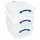 Really Useful Box Aufbewahrungsbox 50 x 19,5 x 39,5 cm 3-tlg. transparent
