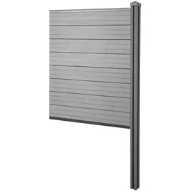 MCW Windschutz Savoie 98 cm grau WPC