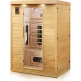 XXL Luxus LED Infrarotsauna 135x105cm Infrarotkabine Wärmekabine Sauna+Ozon 2024