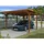 SKANHOLZ Carport Emsland 4,04 x 6,04 m nussbaum inkl. EPDM Folie