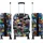 warenhandel könig Hartschalen Trolley Tourist Attractions 4-Rollen Cabin 67 cm / 66 l bunt