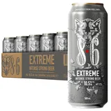 8.6 Extreme Starkbier 10,5% Vol. – 24x 0,5L Dose (Multipack) – Intensives Untergäriges Lagerbier mit Vollem Körper & Kräftigem Geschmack