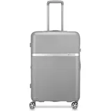 Roncato Airglam 4 Rollen Trolley M 68 cm mit Dehnfalte grigio perla